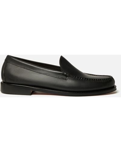 G.H. Bass & Co. Venetian Leather Loafers - Black