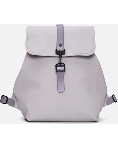 Rains W3 Matte-shell Bucket Backpack - Purple