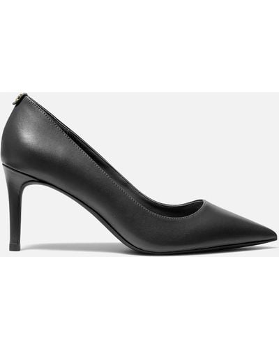 MICHAEL Michael Kors Alina Leather Court Shoes - Black