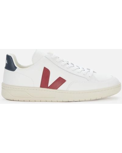 Veja V-12 Leather Sneakers - White