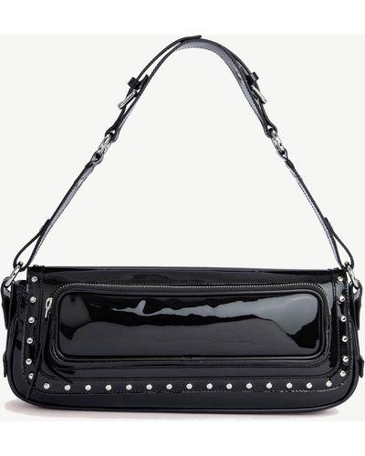 Rachel leather handbag By Far Black in Leather - 32580191