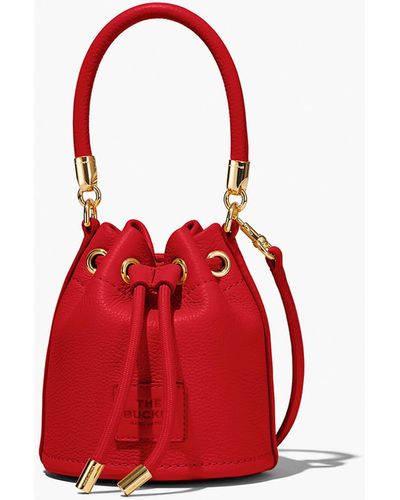 Marc Jacobs Leather Buckets - Red