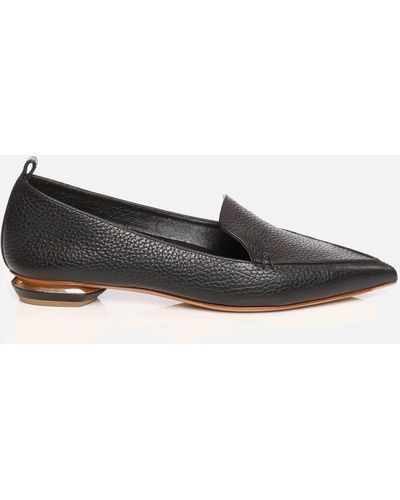 Nicholas Kirkwood 18mm Beya Leather Loafers - Black
