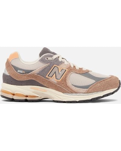 New Balance 2002R Suede And Mesh Sneakers - Pink