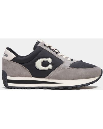 COACH Neoprene Signature C101 (charcoal) Men's Shoes in Gray for Men