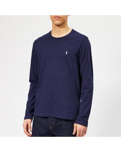 Polo Ralph Lauren Long Sleeve Liquid Jersey T-shirt - Blue