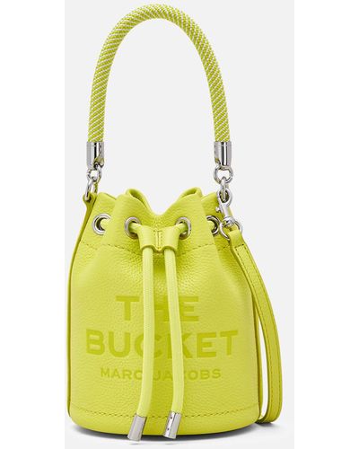 Marc Jacobs The Mini Leather Bucket Bag - Yellow