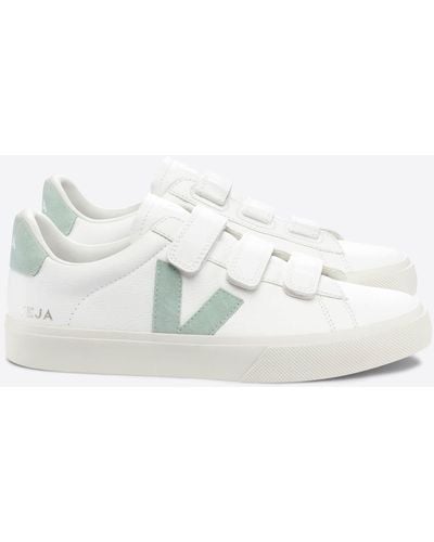 Veja ’S Chrome Free Leather And Suede Trainers - White