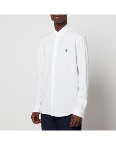 Polo Ralph Lauren Button Down Garment Dyed Oxford Shirt - White