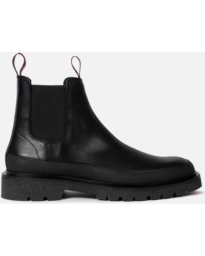 PS by Paul Smith Geyser Leather Chelsea Boots - Black