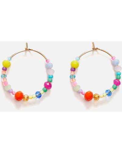Anni Lu Breezy Beats 18-karat Gold-plated Beaded Earrings - Multicolor