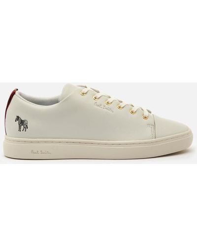 Paul Smith Lee Leather Cupsole Trainers - White