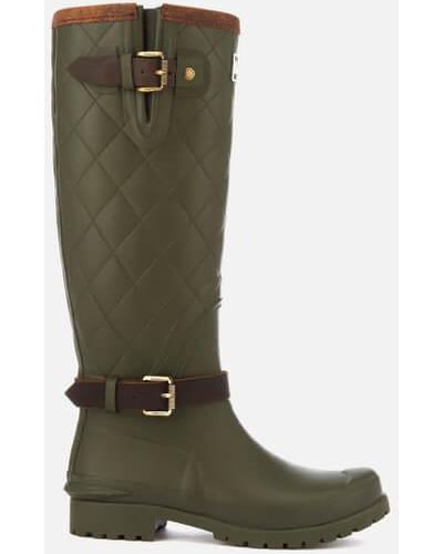 barbour women's lindisfarne wellington boots