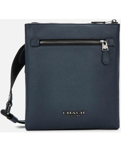 COACH Restored Metropolitan Soft Small Messenger in Blue for Men