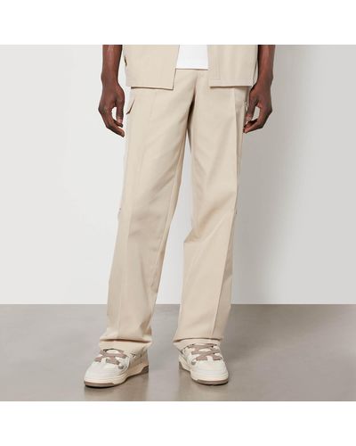 Axel Arigato Park Twill Cargo Trousers - Natural