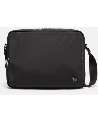 PS by Paul Smith Recycled Shell Messenger Bag - Schwarz