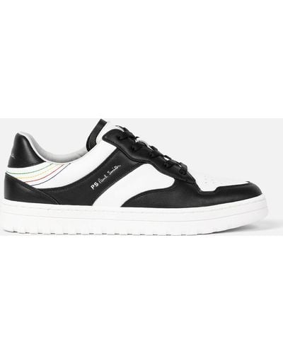 PS by Paul Smith Liston Leather Trainers - Schwarz