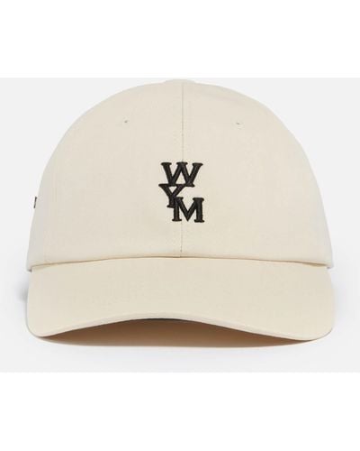 WOOYOUNGMI Wym Logo Cotton-twill Cap - White