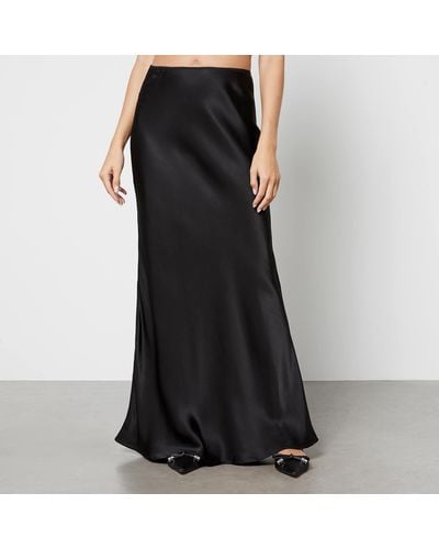 Satin maxi skirt outlet 50