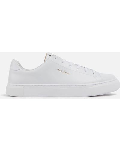 Fred Perry B71 Leather Trainers - White