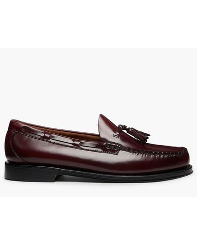 G.H. Bass & Co. Larkin Tassel Leather Loafers - Brown