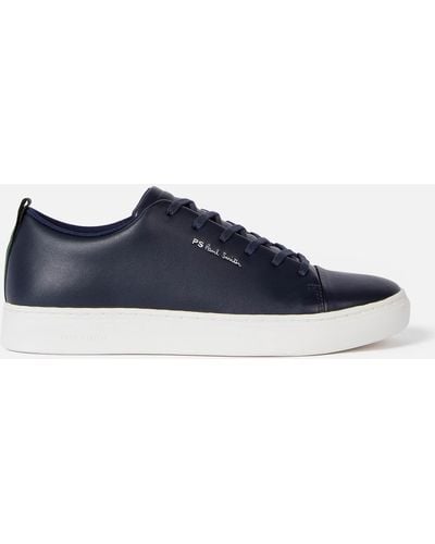 PS by Paul Smith Lee Leather Trainers - Blau