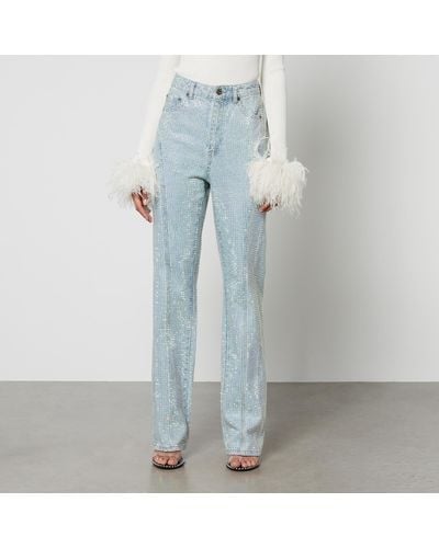 Rhinestone Denim Jeans for Women - Up to 70% off