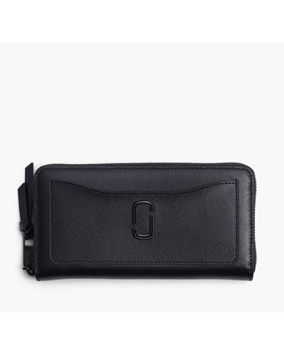 Marc Jacobs The Utility Snapshot Dtm Continental Wallet In Leather - Black