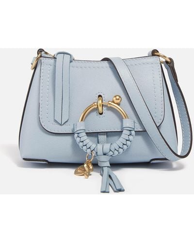 See By Chloé Joan Leather Mini Hobo Bag - Blue