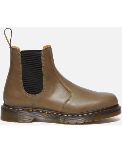 Dr. Martens 2976 Carrara Leather Chelsea Boots - Brown
