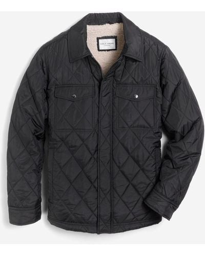 Cole Haan Men's Diamond Quilted Jacket - Black