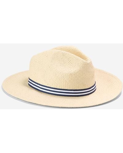 Cole Haan Straw Fedora - Natural