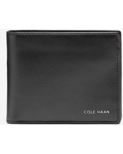Cole Haan Boxshine Extra Capacity Wallet - Black