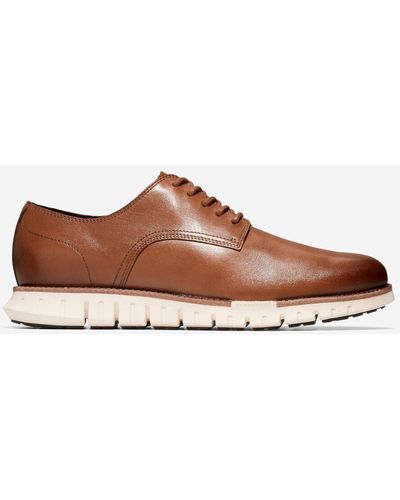 Cole Haan Men's Zerøgrand Remastered Plain Toe Oxfords - Brown