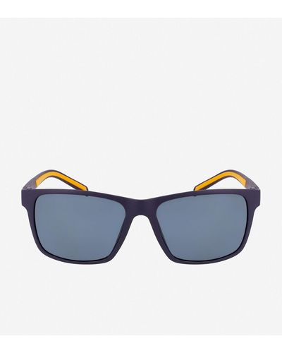 Cole Haan Sport Rectangle Sunglasses - Blue