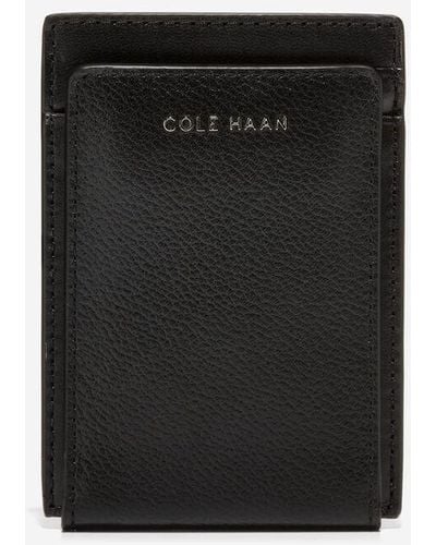 Cole Haan Boxshine Magnetic Wallet - Black
