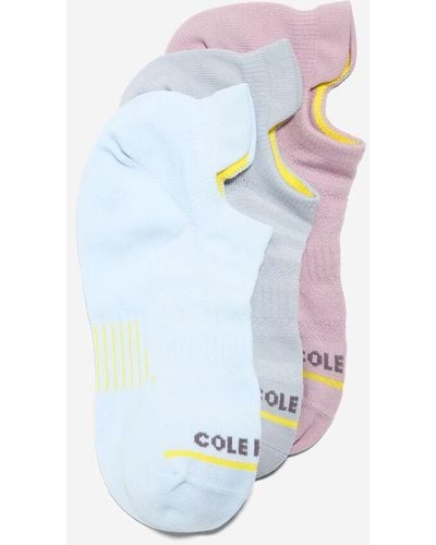 Cole Haan Women's 3 Pack Zerøgrand Baselayer Liner Socks - Blue