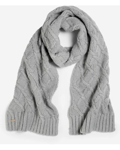 Cole Haan Diamond Cable Scarf - Gray