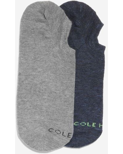 Cole Haan Men's 2-pair Liner Socks - Blue