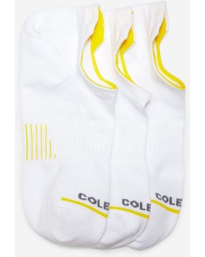 Cole Haan Men's Zerøgrand 3-pair Liner Socks - White