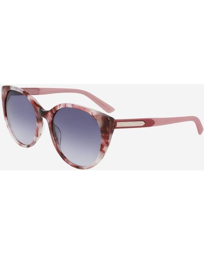 Cole Haan Round Cat Eye Sunglasses - Purple