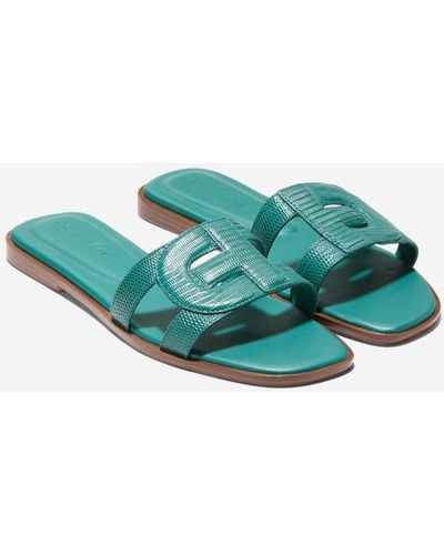 Cole Haan Women's Chrisee Slide Sandals - Blue