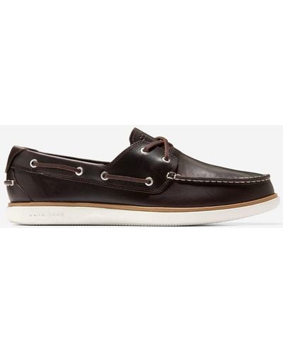 Cole Haan Men's Grandprø Windward Boat Shoes - Brown