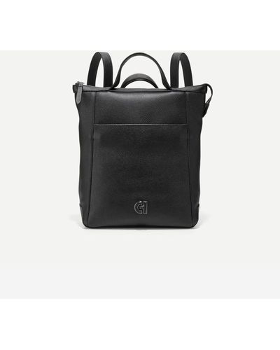 Cole Haan Grand Ambition Small Convertible Luxe Backpack - Black