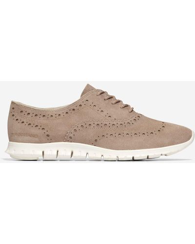 Cole Haan Women's Zerøgrand Wingtip Oxfords - Brown