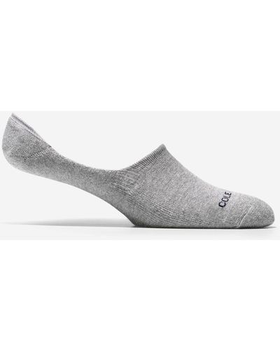 Cole Haan Men's Casual Cushion Sock Liner – 2 Pack - Gray