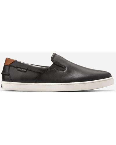 Cole Haan Men's Nantucket Slip-on Deck Shoes - Black