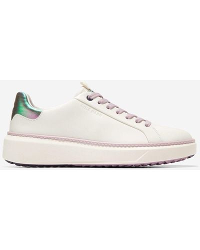 Cole Haan Women's Grandprø Waterproof Topspin Golf Shoes - White