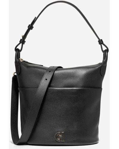 Cole Haan Essential Soft Bucket Bag - Black