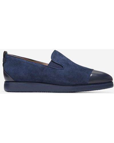 Cole Haan Women's Grand Ambition Slip-on Loafer - Blue